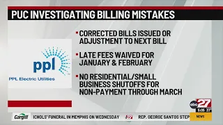 PUC launches investigation into billing issues impacting PPL Electric customers