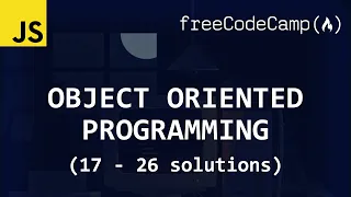 freeCodeCamp solutions - Object Oriented Programming 17