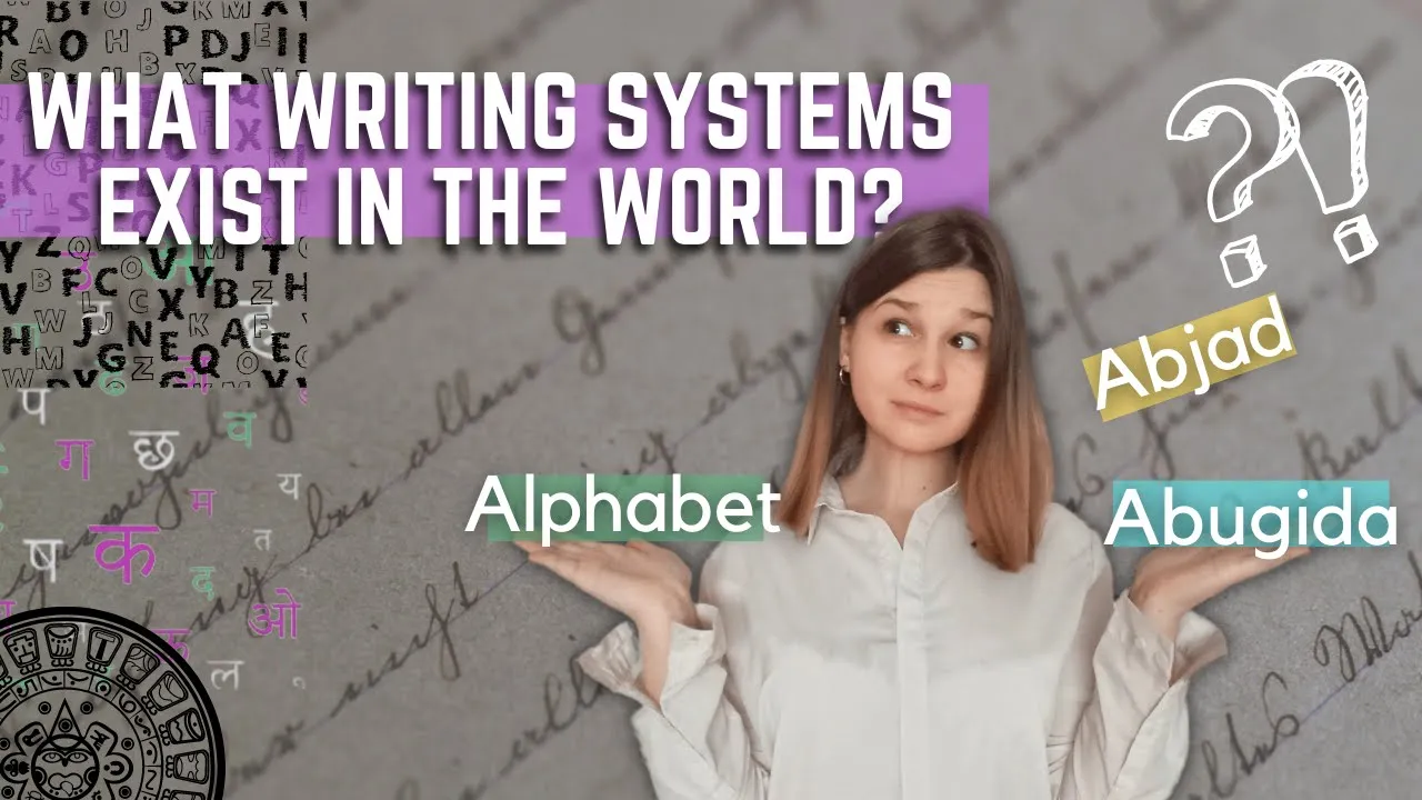 Writing Systems 📝 types and examples | Logography, syllabary, abugida, abjad, alphabet 🤓