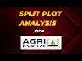Split Plot Analysis using Agri Analyze