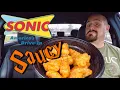 Sonic New Sauced Jumbo Popcorn Chicken Review Food Review