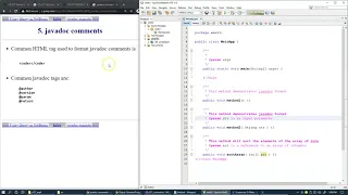 3 1 Java packages javadoc comments and tags