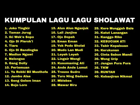 Download MP3 4 Jam Non-Stop • FULL ALBUM Sholawat Jawa | Dangdut Koplo Terbaru Paling Mantap 2023 🎵