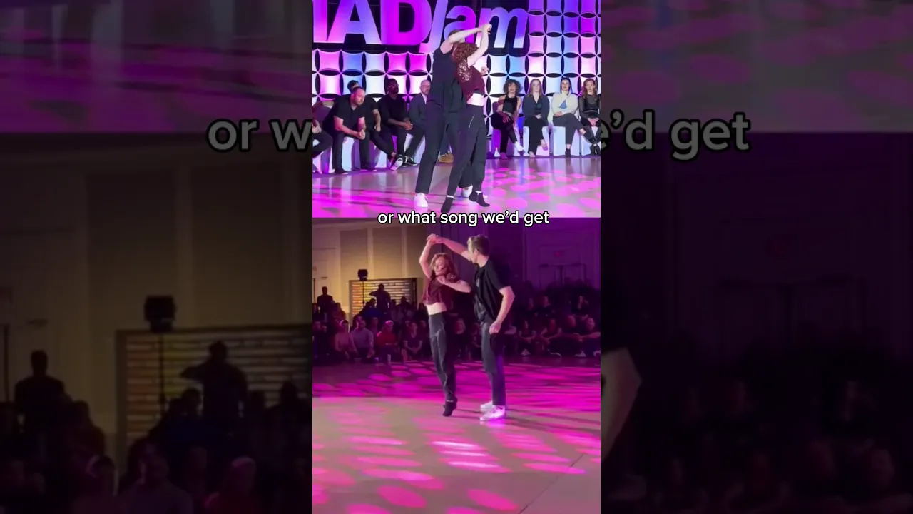 Watch both views for the full effect 😍 #shorts #westcoastswing #dancers
