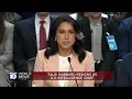 Tulsi Gabbard steps down as director of national intelligence citing her husband s health concerns
