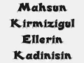 Mahsun kırmızıgül Ellerin kadınisın