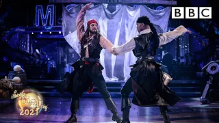 John Whaite and Johannes Radebe Paso Doble BBC Strictly 2021
