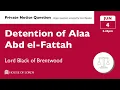 Download Lagu Detention of Alaa Abd el-Fattah | Lords urgent question