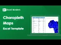 Visualize Data with Maps - Choropleth Map Excel Template