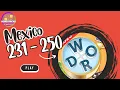 Word Trip Mexico Level 231 - 250 Walkthrough