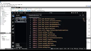 A TableModel that supplies ResultSet data to a JTable - Java