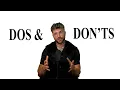 TATTOO DOS and DON TS EPISODE 1
