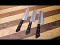 Download Lagu Tojiro Line of Basic Kitchen Knives: the Gyuto F-317, Santoku F-316 \u0026 the Nakiri F-315.