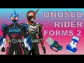 MORE NEVER USED forms in Kamen Rider