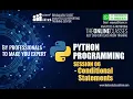 Session 06 Python Programming Conditional Statements