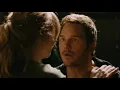 Owen and Claire kiss Jurassic World Fallen Kingdom
