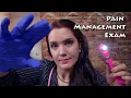 Medical ASMR Chronic Pain Management Exam - Lots of Palpating