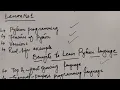Python Programming Language lesson 1 part 1