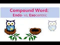 Compound Word Endocentric vs Exocentric