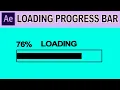 How to make Loading Progress Bar Adobe After Effects cc Tutorial