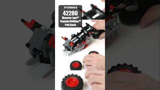 LEGO Technic Monster Jam ThunderROARus Pull-Back | LEGO 42200 Speedbuild | Timelapse Stunt Show