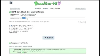 Java Practice It 6 5 scannerTokens file processing scanner tokens