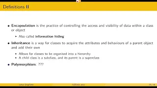 COS101 Week 2 Lecture 6 Object Oriented Programming with Java