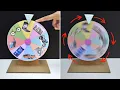 How to make a cardboard spinning wheel Prize wheel DIY wheel