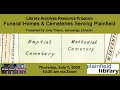Funeral Homes Cemeteries Serving Plainfield