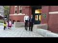 Belmont town employees dress up for trick-or-treaters