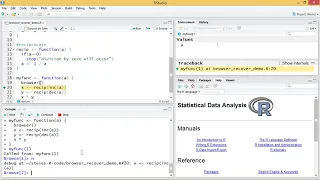 R Programming Debugging with Browser and Debug