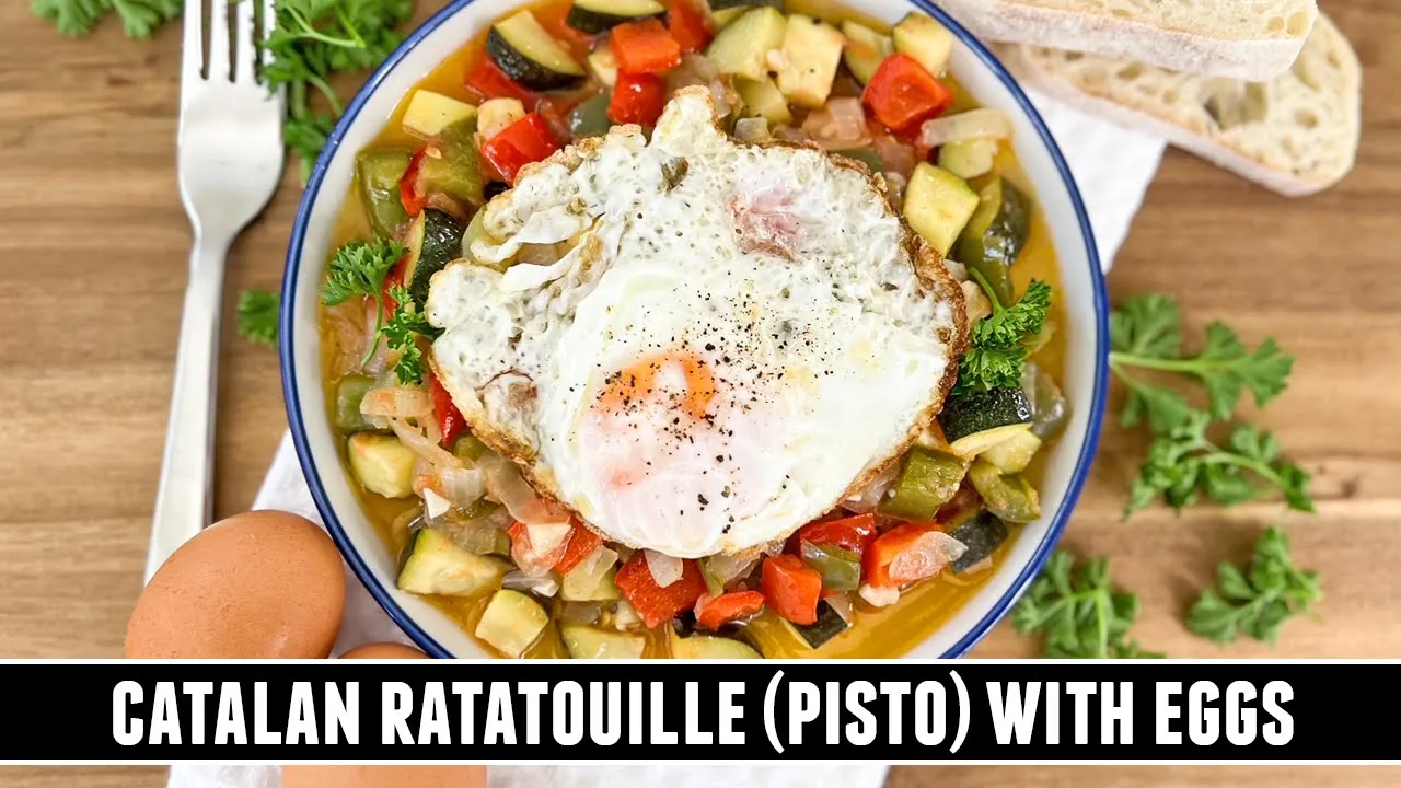 Catalan Ratatouille with Eggs   IRRESISTIBLY Delicious & Heart-Healthy