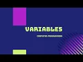 Variables in Shell Scripting