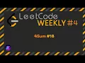 LeetCode Weekly - Two-Pointer Techniques 4Sum