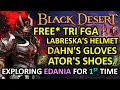 FREE TRI FALLEN GOD SHOES EDANIA Black Desert Online BDO