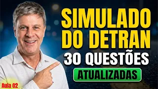 PROVA TEÓRICA DO DETRAN 2026. AS 30 PERGUNTAS MAIS COBRADAS NO SIMULADO DE LEGISLAÇÃO DO DETRAN 2026
