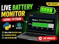 Live Battery Monitor Using Python Real-Time Battery Level Charging Status Mini Project