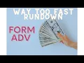 Way too fast rundown on Form ADV Series 65 and Series 66 Exam prep