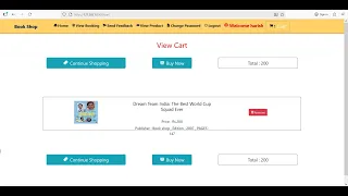 Online Book Shop Project using Python Django