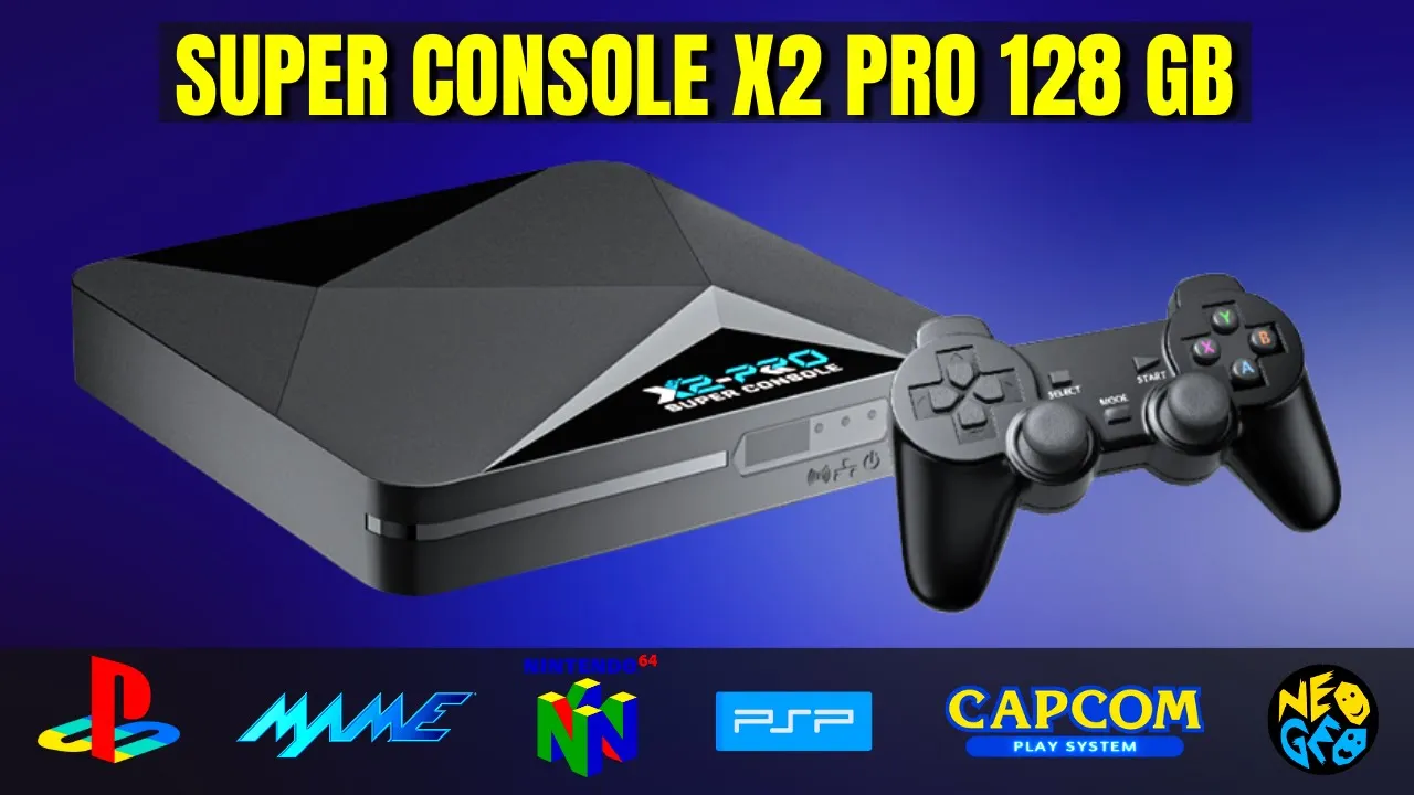 Super Console X2 Pro - Um Ótimo Console Chinês Para Retro Emulação Com Milhares de Jogos