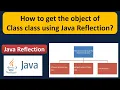 How to get the object of Class class using Java Reflection Reflection in java