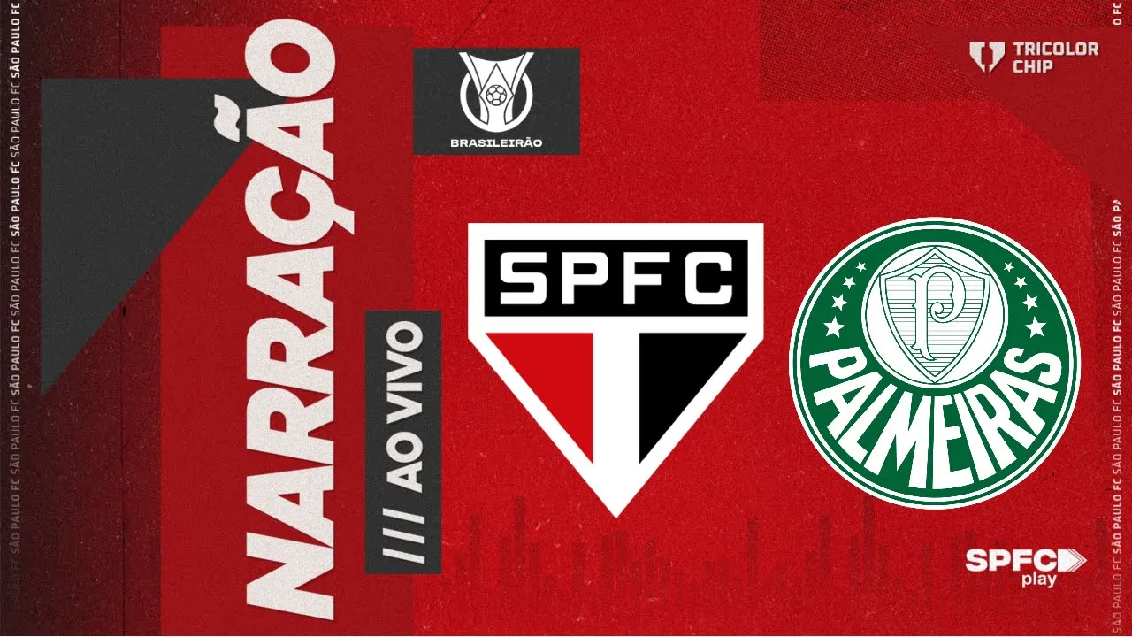 BRASILEIRÃO: SÃO PAULO X PALMEIRAS | SPFC PLAY