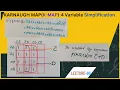 Four-4 Variable K-Map Simplification Karnaugh Map K-Map Simplify Boolean Expression using K-Map