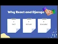 React and Django FullStack Development Series - 1