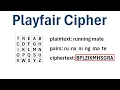 How to Encrypt Text Using the Playfair Cipher