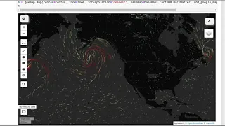 Animating global wind speed using ipyleaflet and geemap