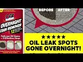 Clean Oil Stains on Driveways Garages with Oil Eater Overnight Stain Remover