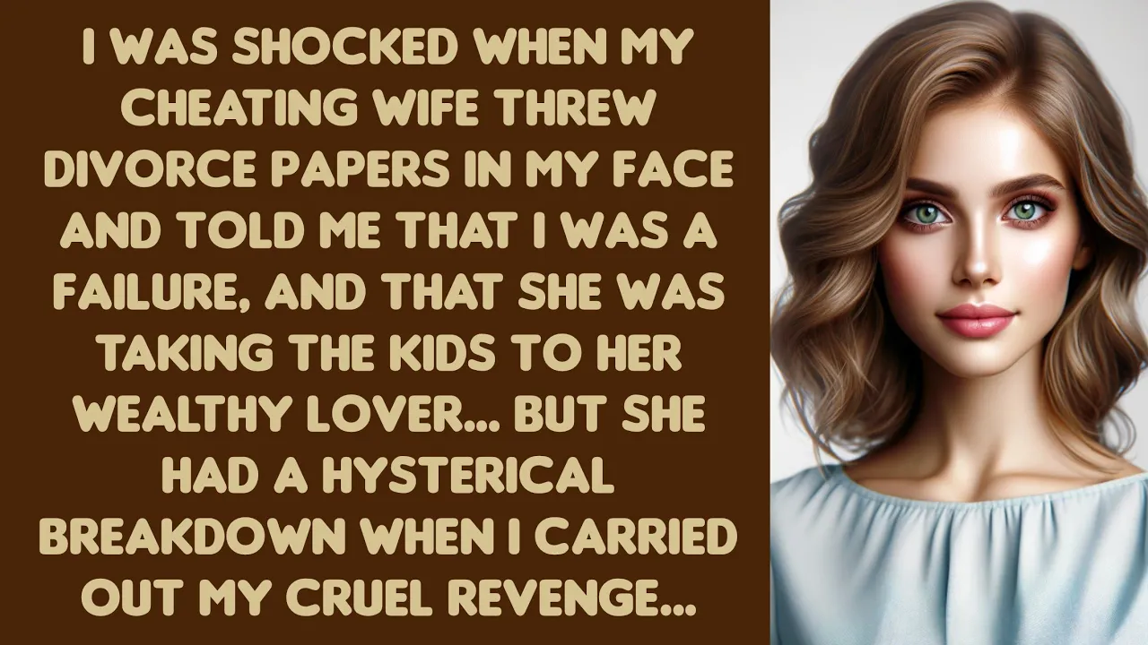 Outline Video I was shocked when my cheating wife threw divorce papers in my face and told me that I was a failure