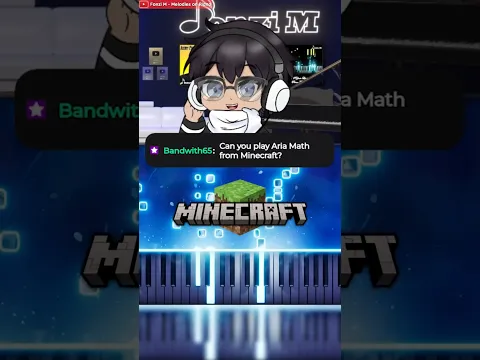 Pianist Learns Aria Math INSTANTLY?! (Minecraft C418)