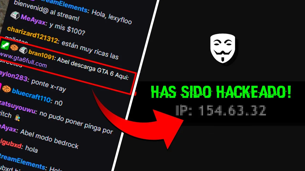 Streamer Es Hackeado en Directo